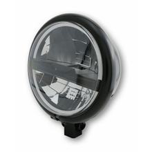 Phare LED 5 3/4 pouces HIGHSIDER BATES STYLE TYPE 5, noir