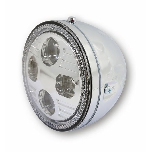 Scheinwerfer Highsider Atlanta 5 ¾ Zoll Standlichtring LED