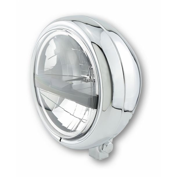 Farol Highsider Pecos Tipo 5 5 ¾ Polegadas Anel de Luz de Posição LED Cromado