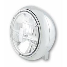 Phare LED 7 pouces HIGHSIDER YUMA 2 TYPE 3, chromé
