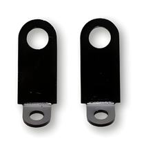 Blinkerhalter Highsider schwarz eloxiert