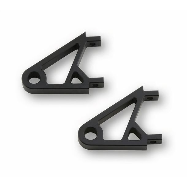 Lampenhalter Highsider CNC XS 48 x 10mm schwarz eloxiert 1 Paar