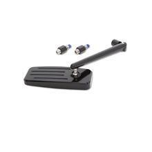 Rétroviseur HIGHSIDER en aluminium noir usiné CNC ACTION