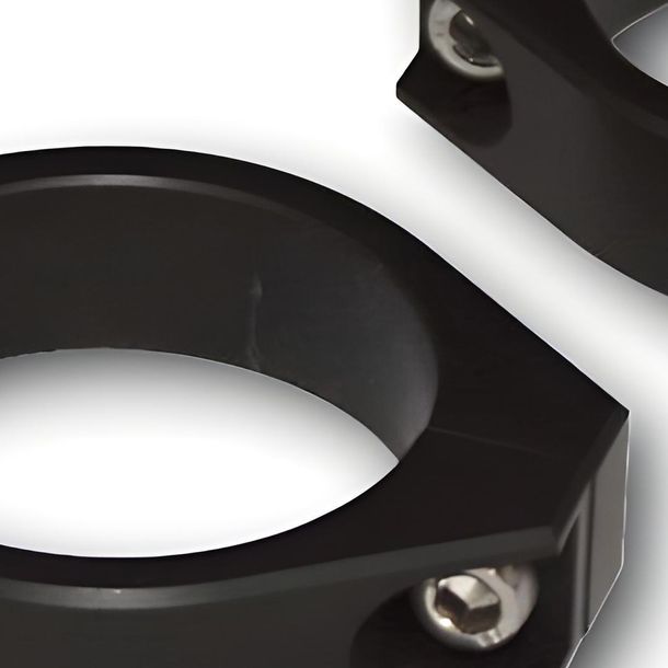 Collier de serrage CNC HIGHSIDER 42 - 43 mm noir 1 paire