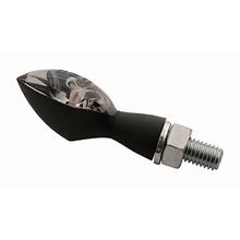 HIGHSIDER un LED intermitente PEN HEAD, cristal tintado negro