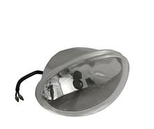 H4 Einsatz Highsider oval, 160 x 90 mm, Klarglas, 12V 60/55W, mit Standlicht, E geprüft.