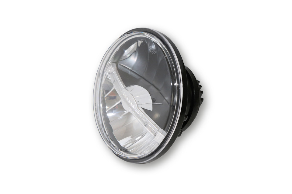 HIGHSIDER LED main headlight insert JACKSON, 5 3/4 inch  Heavy Tuned:  Cheap spareparts for Scooter, Bikes, Motorcycles & Vespa