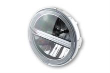 Scheinwerfereinsatz Highsider Typ 6 LED mit TFL, rund, 5 3/4 Zoll verchromt