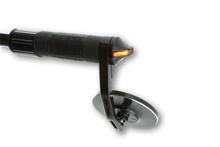 Clignotant d'extrémité de guidon LED HIGHSIDER FLIGHT, verre teinté
