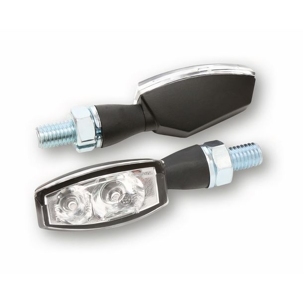 Blinker Highsider Blaze Rücklicht Bremslicht LED schwarz klar