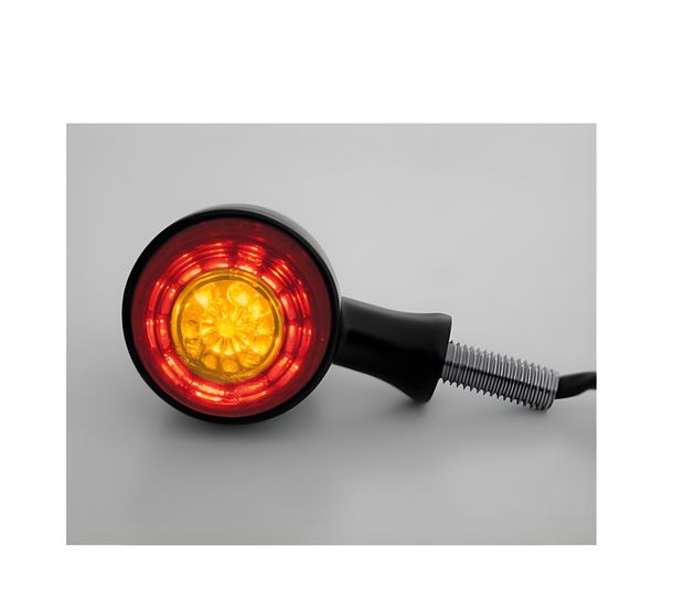 Luz de freno/trasera LED HIGHSIDER, unidad de intermitente COLORADO, negro