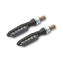 Piloto trasero LED HIGHSIDER, luz de freno, unidad de señal de giro SONIC-X1, negro, tintado