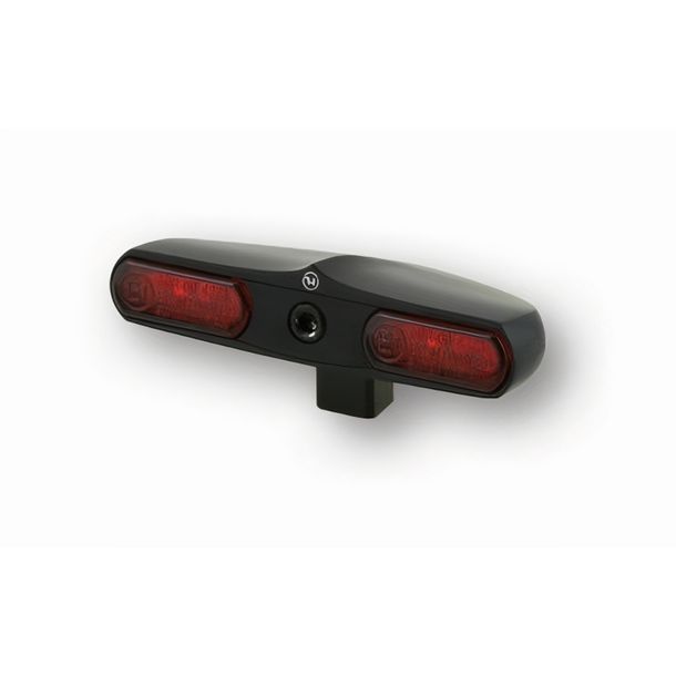 Rücklicht Highsider Flight LED schwarz, rotes Glas