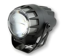 Farol Highsider Dual-Stream LED preto, diâmetro da lente 45 mm