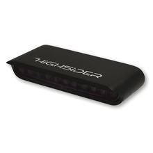 Indicador LED HIGHSIDER STRIPE con carcasa universal de aluminio negro