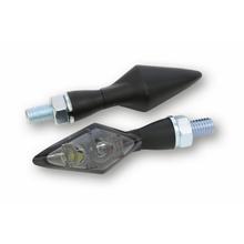 Indicador LED HIGHSIDER/luz de posición PEN HEAD DOUBLE, negro, tintado