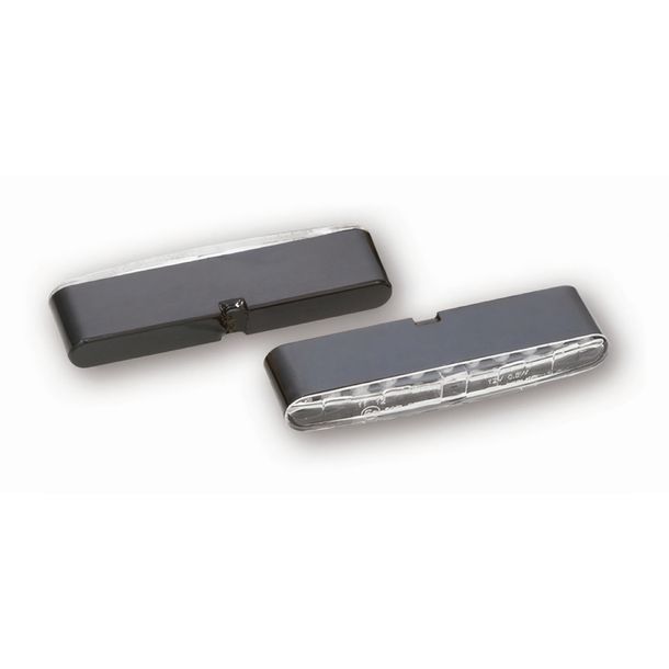 Highsider LED built-in flasher STRIPE, black – Bild 1