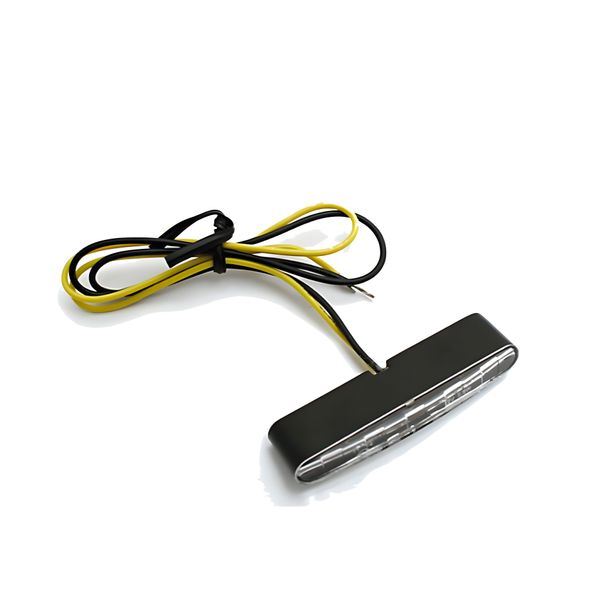 Highsider LED built-in flasher STRIPE, black – Bild 2