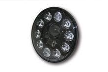 Highsider type 1 LED 7-inch zwarte koplampinzet