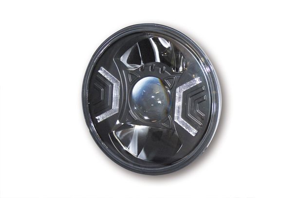 Scheinwerfereinsatz Highsider Typ 2 LED 7 Zoll schwarz