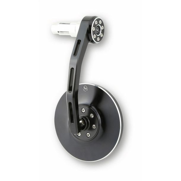 Specchietto manubrio HIGHSIDER CONERO, anodizzato nero