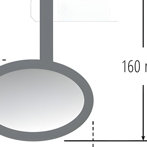 Highsider handlebar end mirror VICTORY, 1 inch, chrome – Bild 4