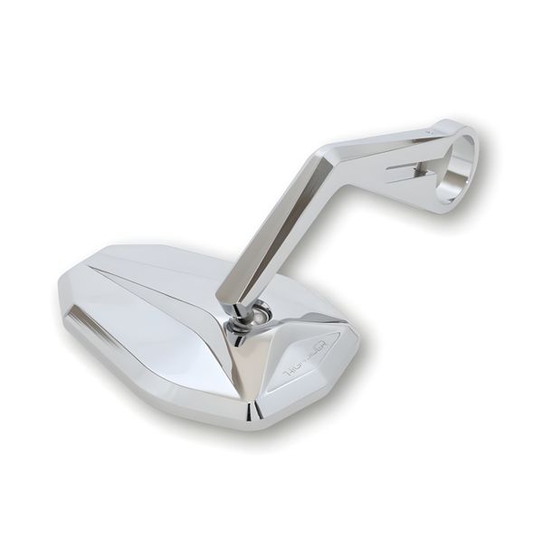 Highsider handlebar end mirror VICTORY, 1 inch, chrome – Bild 1