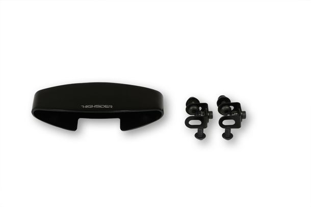 Metallgehäuse Highsider für Rücklicht Little Number 1 LED schwarz