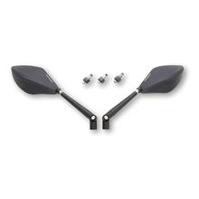 Spiegel Highsider Torezzo schwarz M10 x 1,25mm eloxiert 1 Paar