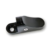 Adapter Highsider mit Abdeckung, 60 mm lang, für Verkleidungsspiegel schwarz eloxiert
