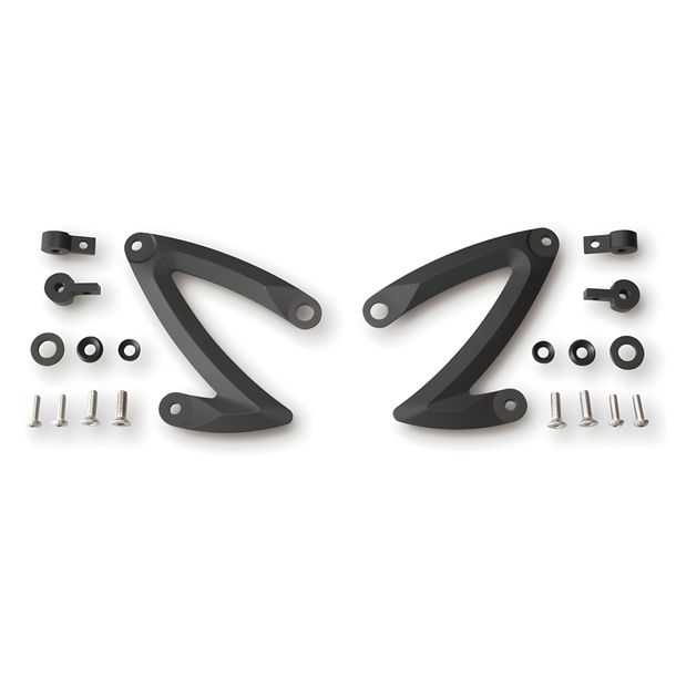 Lampenhalter Highsider Z-Style matt schwarz eloxiert