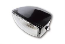 Koplamp Highsider Oregon rechthoekig helder glas H4 12V 60/55W zijmontage met stadslicht E-gekeurd