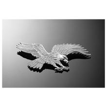HIGHWAY HAWK Eagle avec ailes battantes, chrome, taille L
