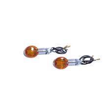 Clignotant HIGHWAY HAWK MINI style court, chrome