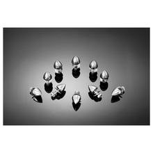 Écrous ogive lisses Highway Hawk M6 en chrome