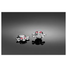 Highway Hawk M6 Skull and Bones Nut Abs in chrome
