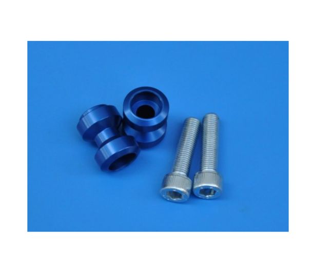 Bobine IBEX M10 x 1,25 mm adattatore racing blu per supporto di riparazione con attacco ad artiglio