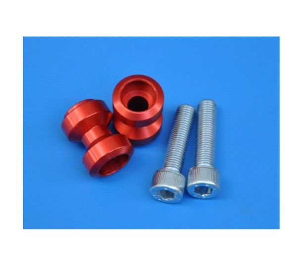 Bobines IBEX M10 x 1,25, adaptateur de course rouge pour support de réparation avec support de griffe