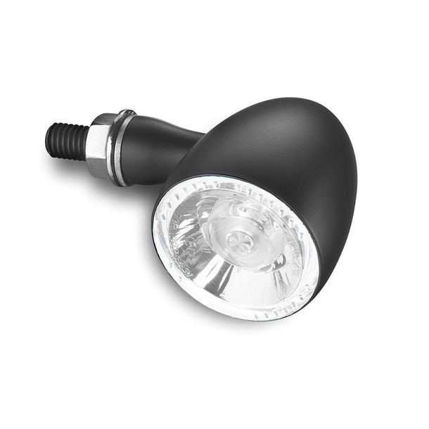 Bullet 1000 PL LED-indicator/positielamp wit, zwart, helder glas