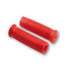 Manopole Manopole Custom Retrostyle per manubrio 7/8 pollici (22 mm) in rosso