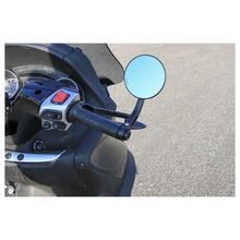 Specchietto manubrio LSL Clubman, nero, con marchio E