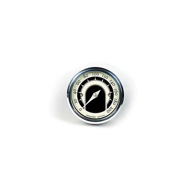 motogadget analog Tacho motoscope tiny speedster, polierter Ring