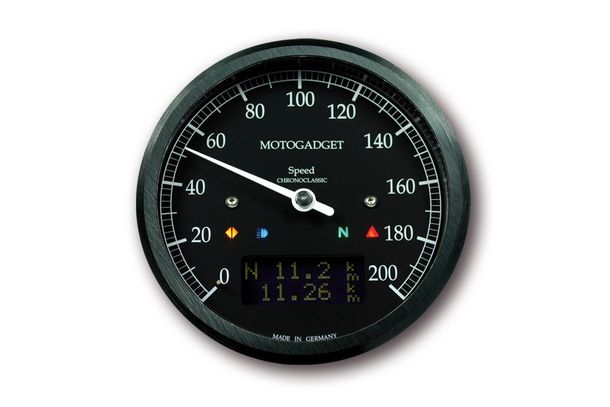 motogadget Chronoclassic speedo DarkEdition