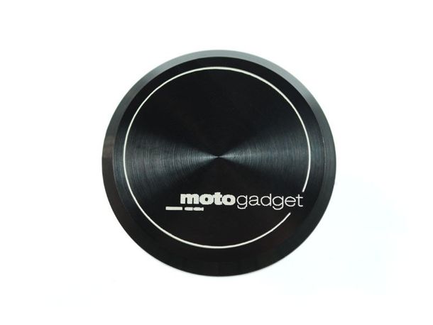 Tapones de extremo Motogadget para mangos de aluminio con logo