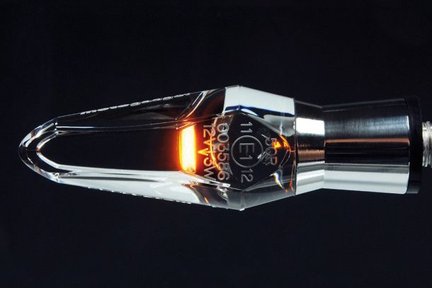 motogadget LED indicator m-Blaze ICE, polished