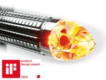motogadget handlebbar end indicator m-Blaze CONE, polished, RH side