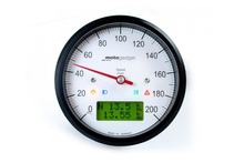 Motogadget Motoscopio Classic Speedo, nero