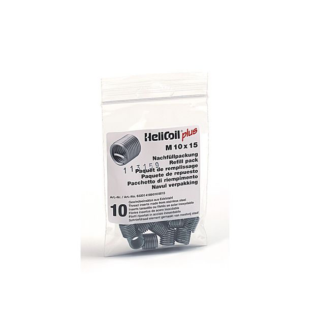 Paquete de recarga HeliCoil plus insertos roscados M10