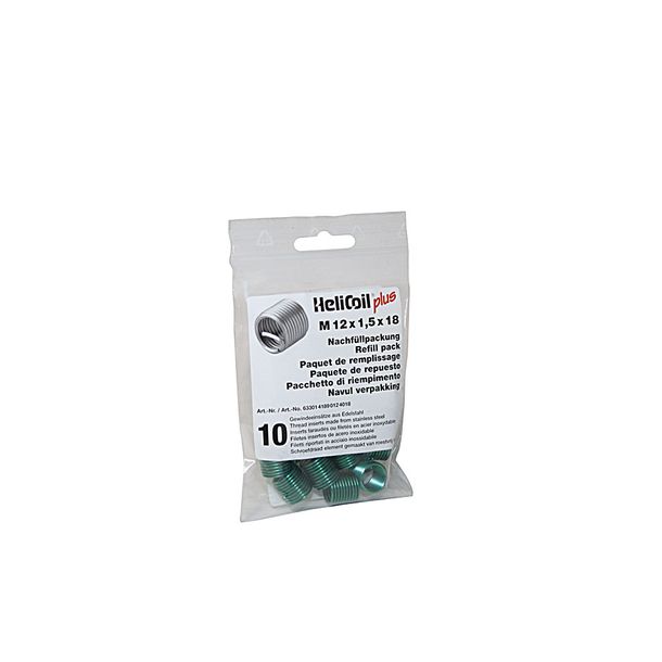 Paquete de recarga HeliCoil plus insertos roscados M12
