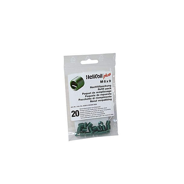 Nachfüllpackung HeliCoil plus Gewindeeinsätze M6